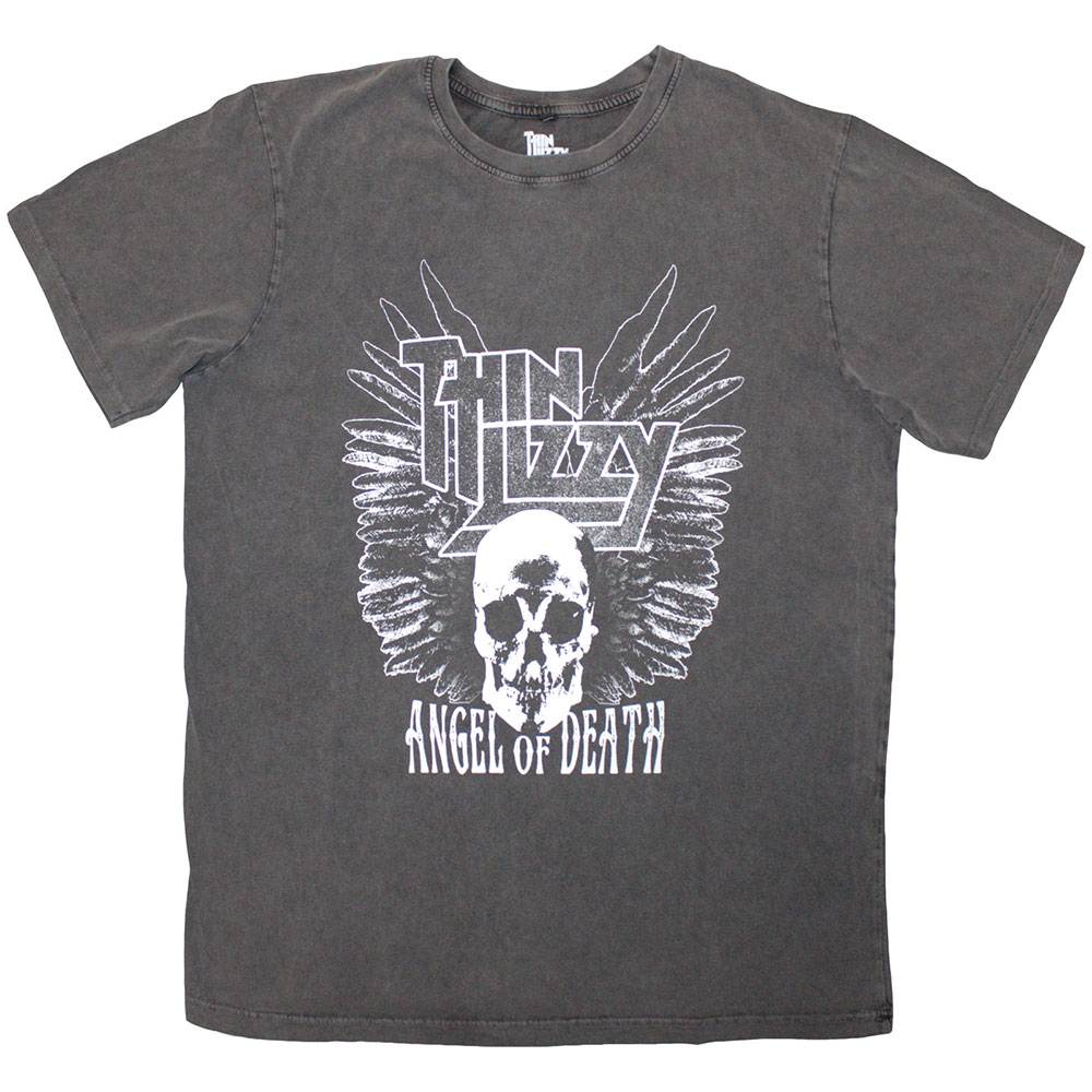 Thin Lizzy - Angel Of Death Heren Tshirt - Grijs